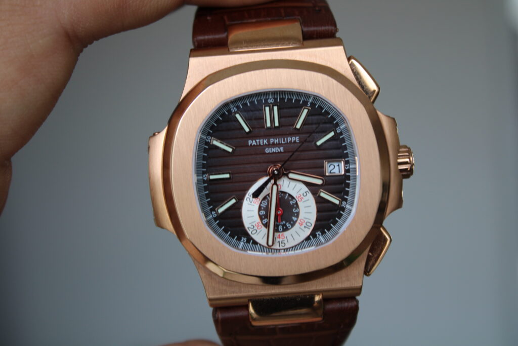 Super Clone Patek Phillipe  5980R Chronograph Rose Gold