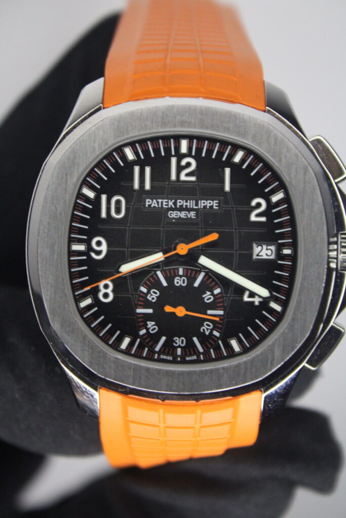 Super Clone PATEK PHILIPPE – AQUANAUT ORANGE CHRONOGRAPH 42mm