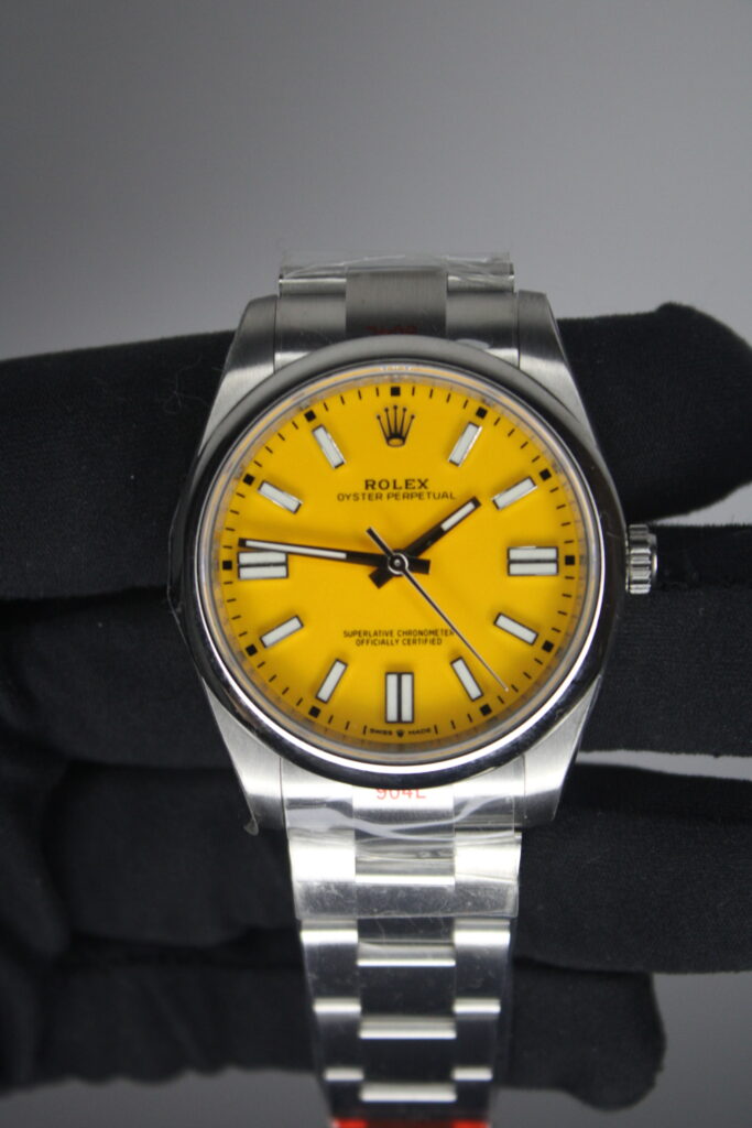 Super Clone Rolex Oyster-Perpetual 41mm Yellow Dial