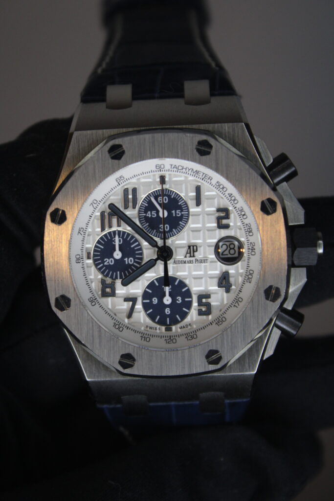 Super Clone Panda Blue Audemars Piguet Chronograph 42mm