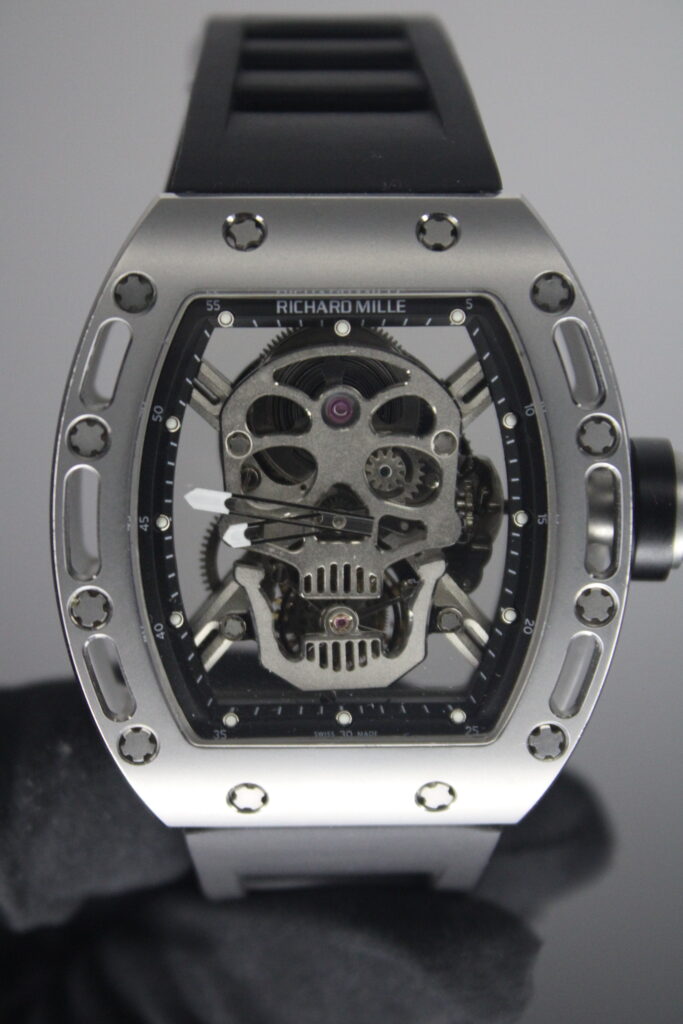 Super Clone RM 052 Skull Titanium REAL TOURBILLION