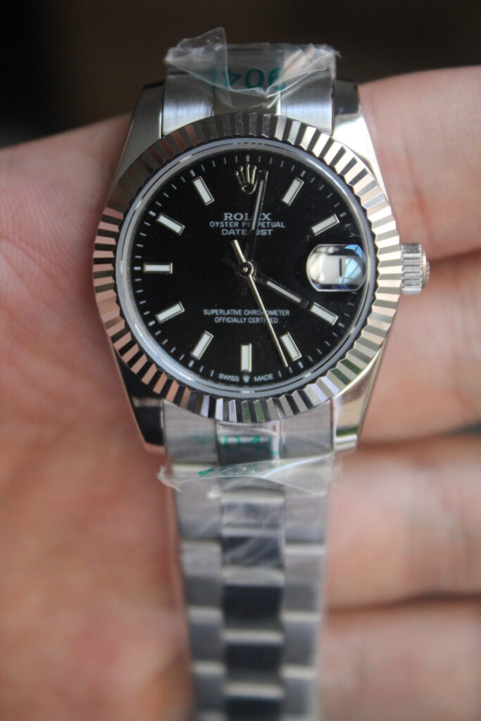 Rolx Date Just 31mm Grey Dial