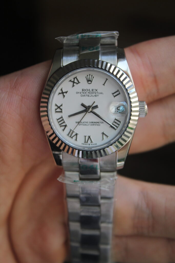 Rolx Date Just 31mm White dial