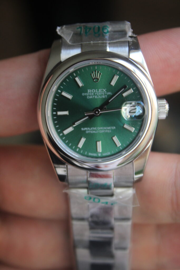 Rolx Date Just 31mm Green Dial