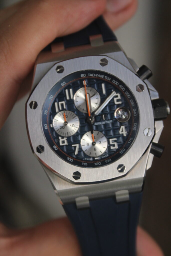 Super Clone AUDEMARS PIGUET Chronograph Blue Orange 42mm