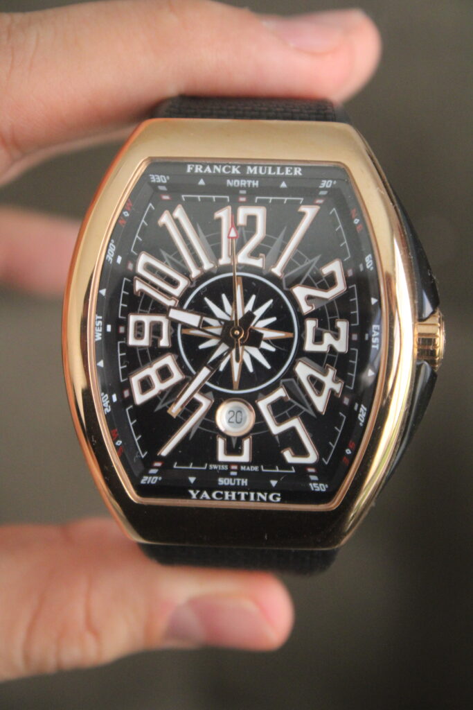 Super clone Franck Muller Yachting Gold