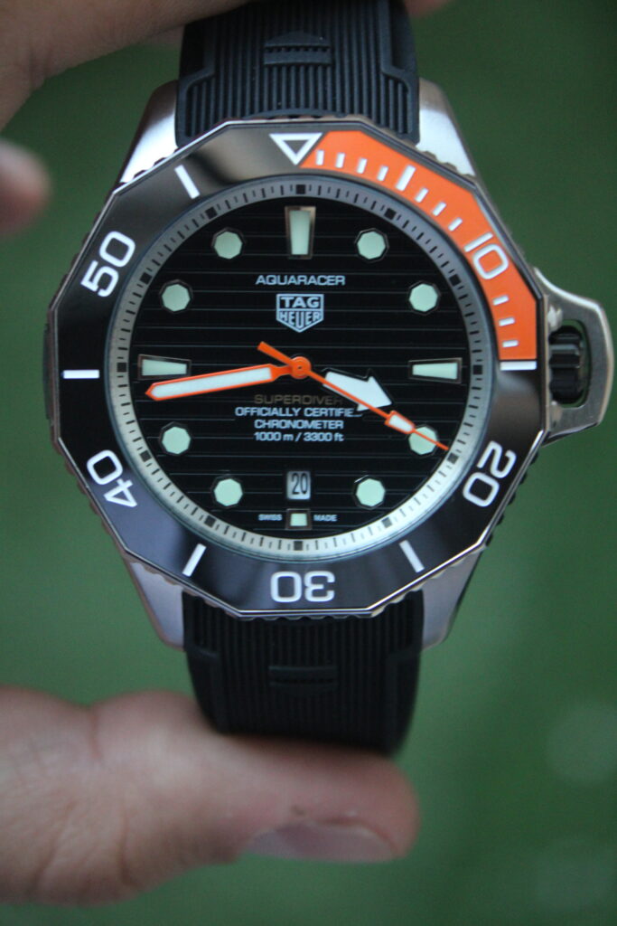 Tag heuer Aquararcer Naranja Negro