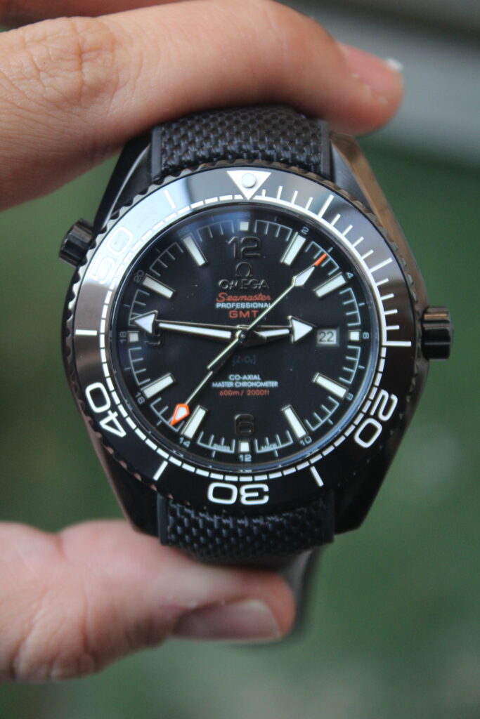 Omega Planet Ocean BLACK GMT