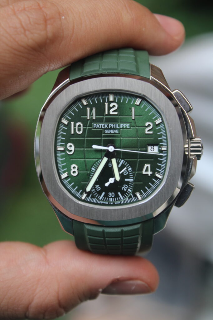 Super Clone PATEK PHILIPPE – AQUANAUT Green CHRONOGRAPH 42mm