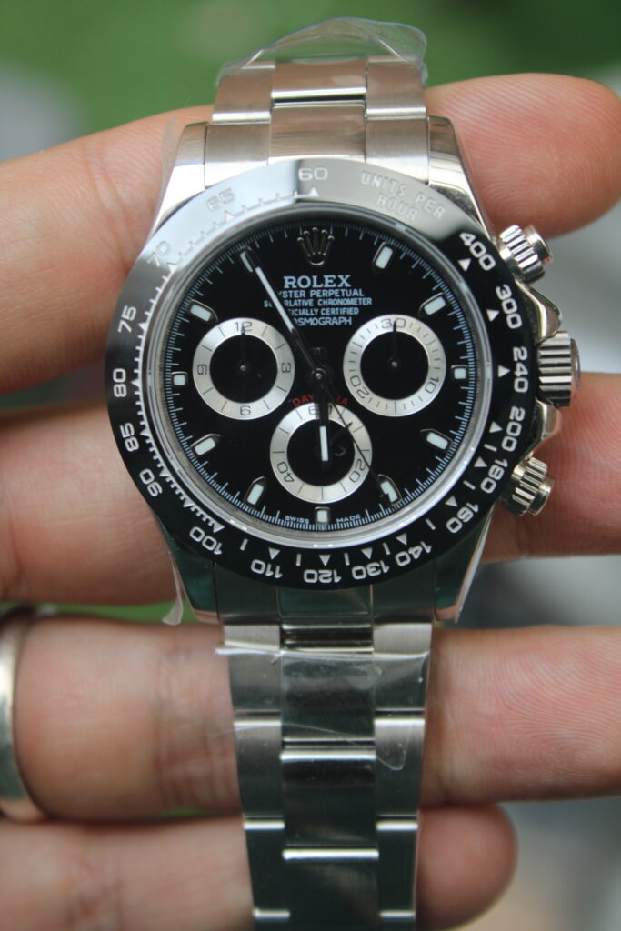Super Clone Rolex Daytona Black12.5mm Thickness