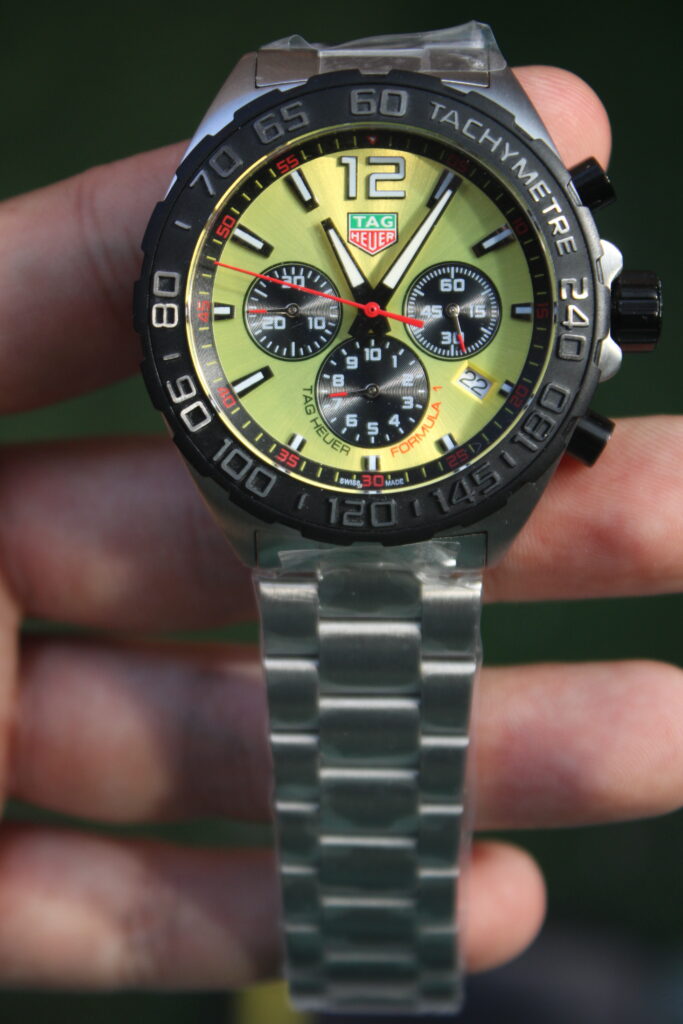 Tag heuer Formula 1 43mm Yellow Stainless